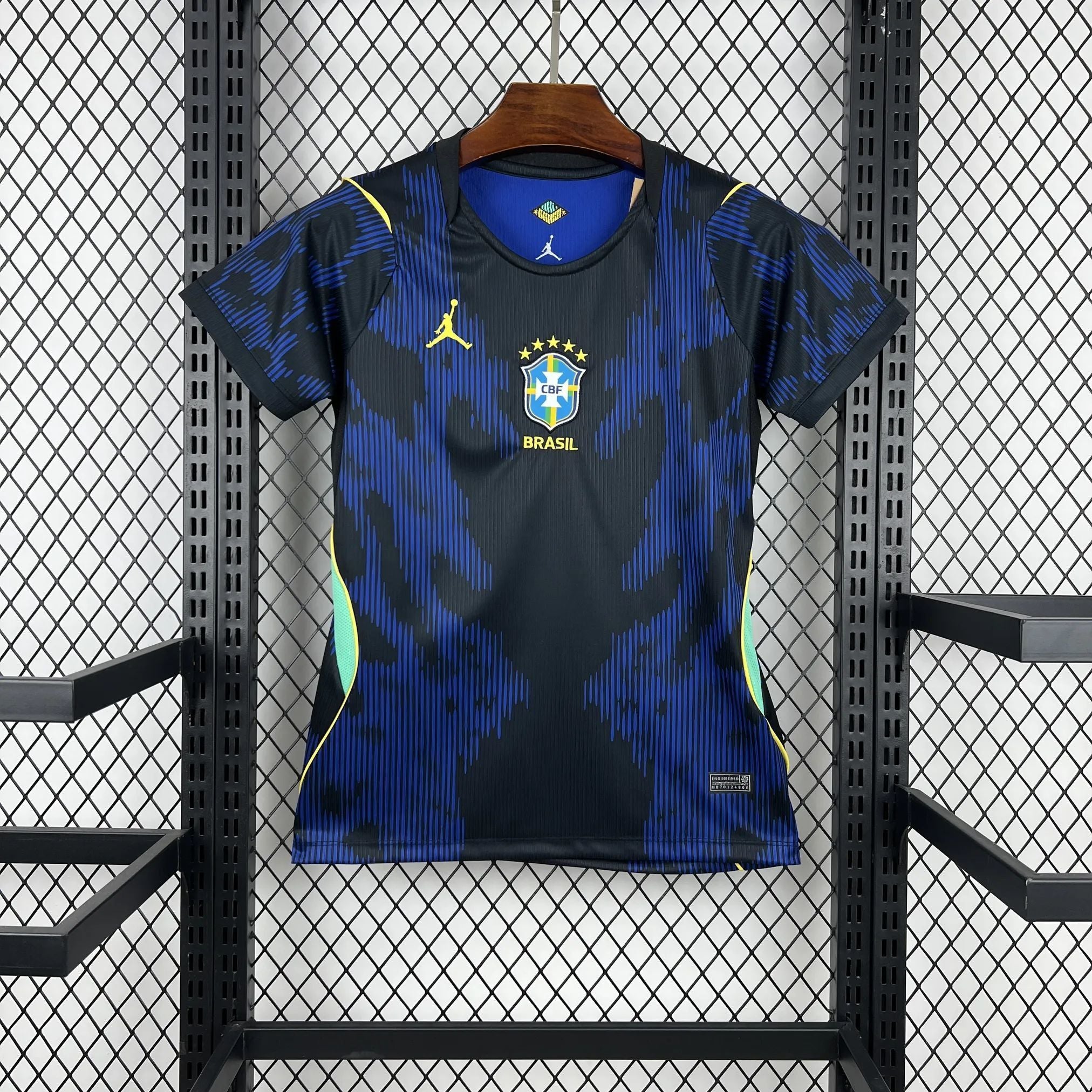 Camisa 2 Brasil Copa 2026 Feminino Torcedor Azul
