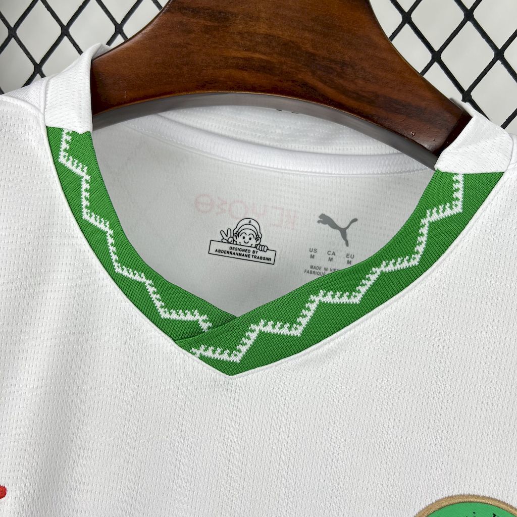 Camisa Copa Do Mundo 2024  Marrocos Masculina Branca