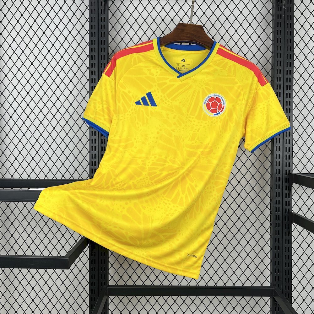 Camisa 1 Copa Do Mundo 2026 Colômbia Masculino Amarela
