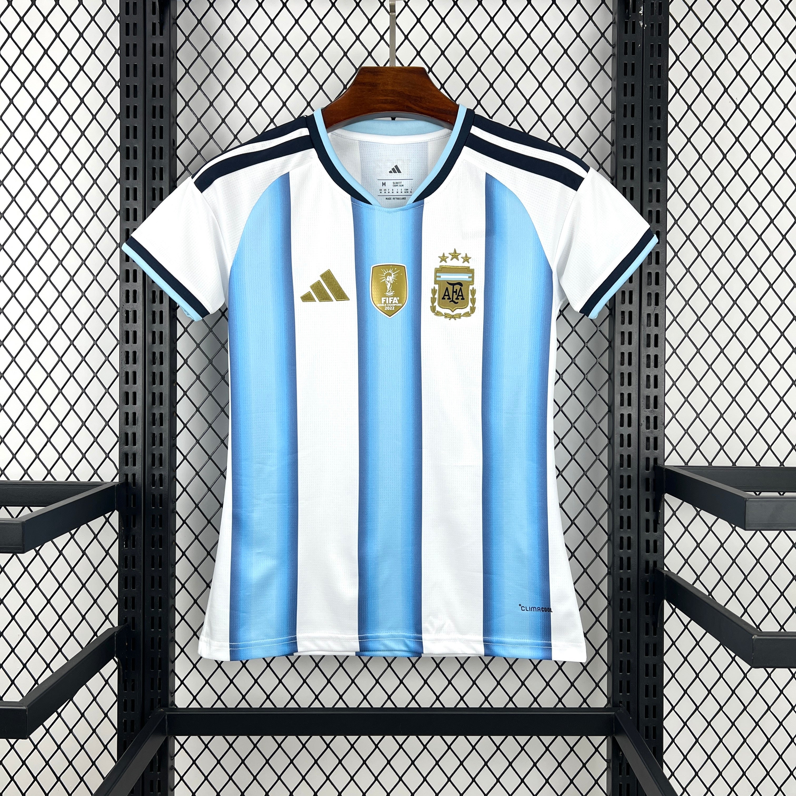 Camisa 1 Copa Do Mundo 2026 Argentina Feminino Azul e Branco