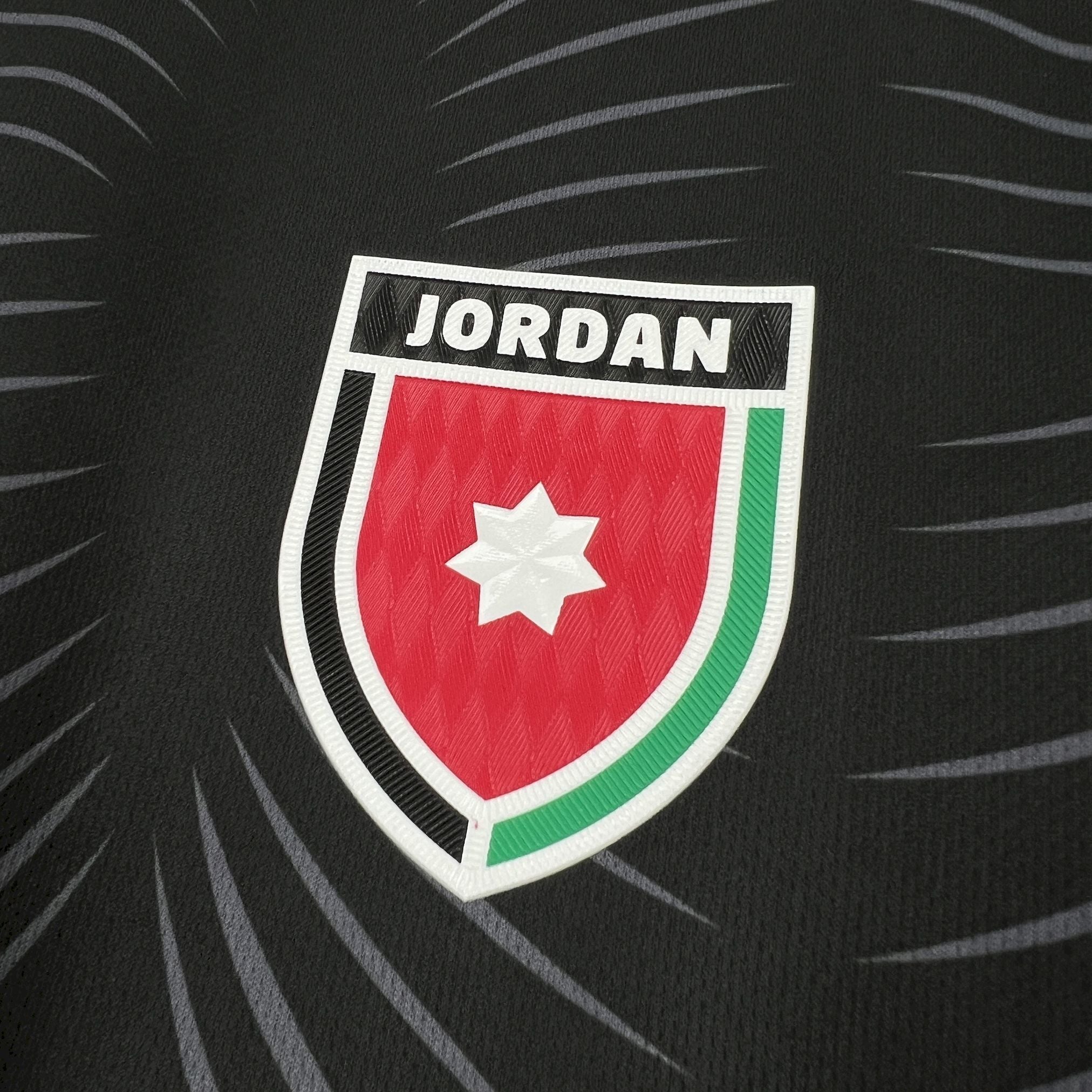 Camisa 3 Copa Do Mundo 2026 Jordânia Masculina Preta