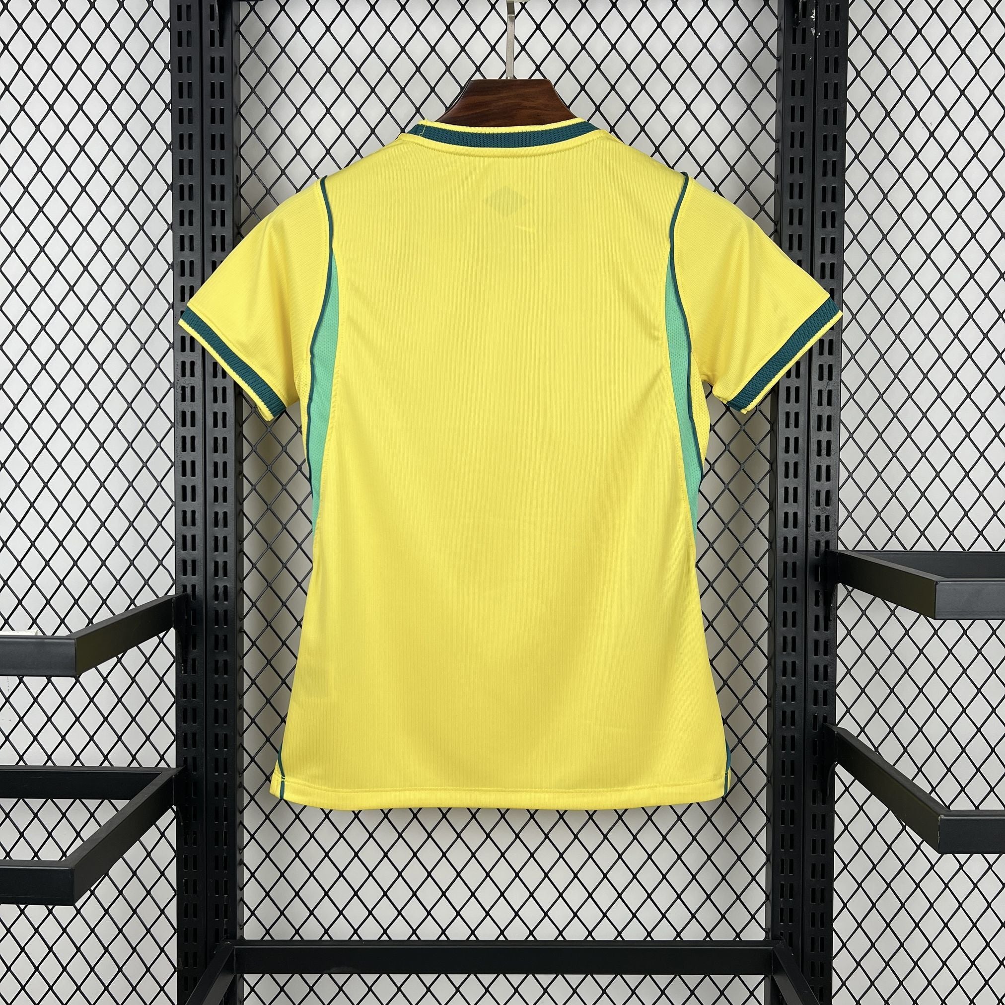 Camisa 1 Brasil Copa 2026 Feminino Torcedor Amarela