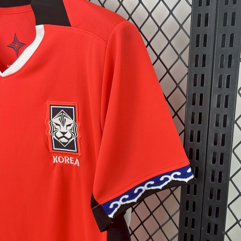 Camisa 1 Copa Do Mundo 2026 Coreia do Sul Masculina Vermelha