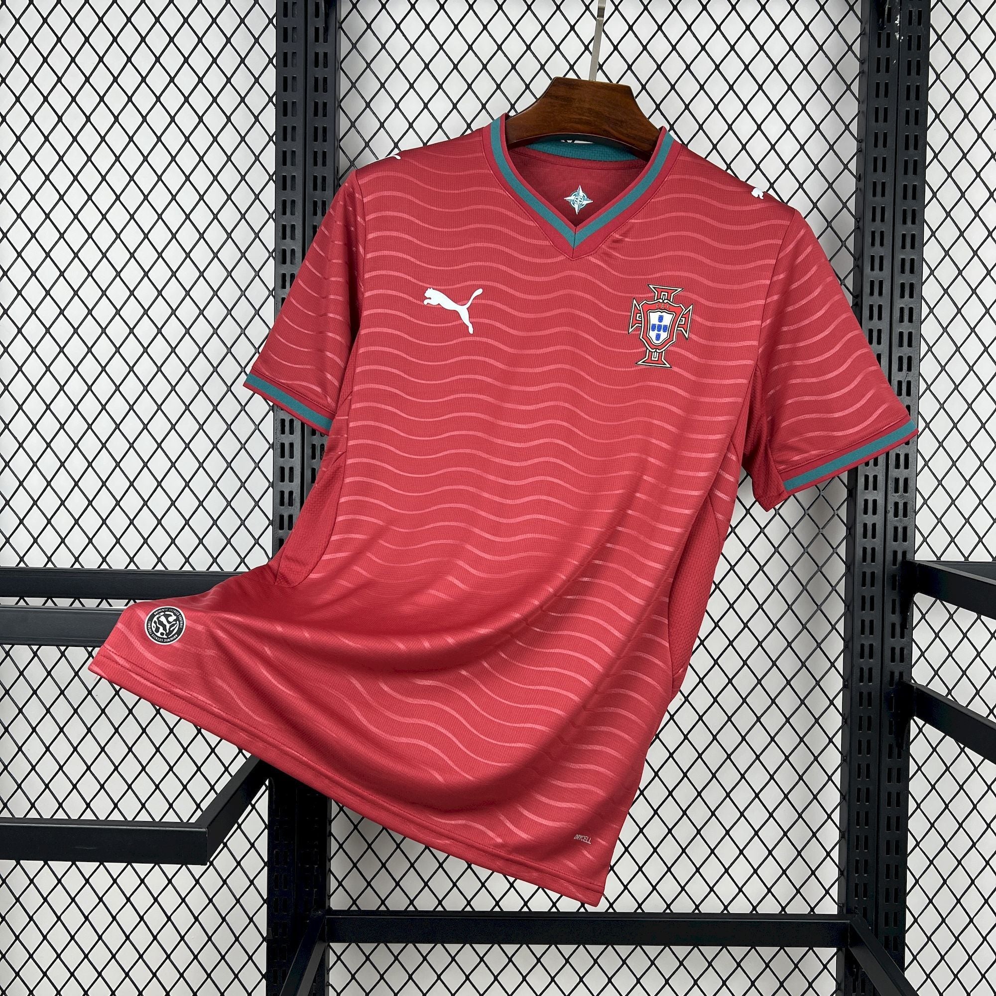 Camisa 1 Copa Do Mundo 2026 Portugal Masculina Vermelha