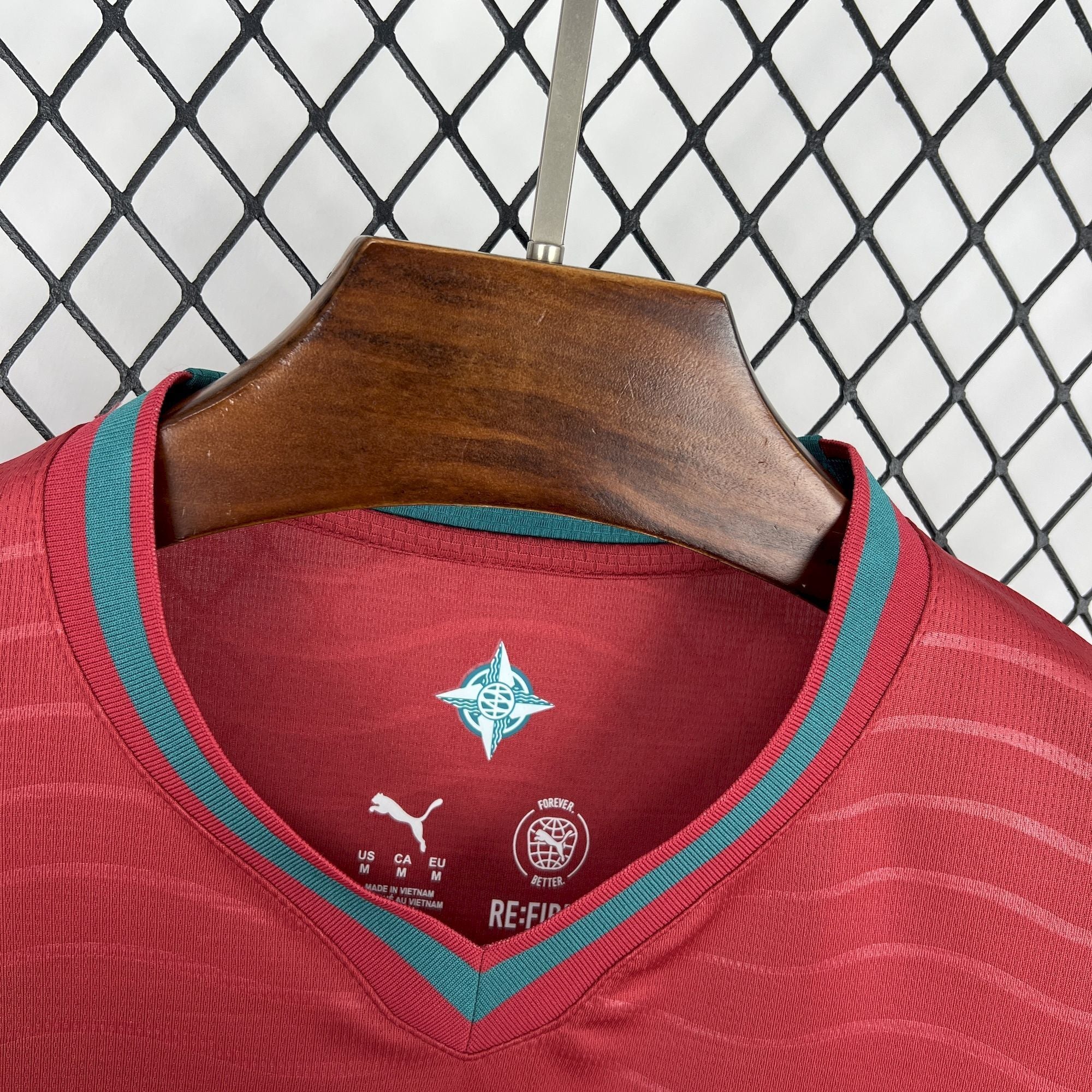 Camisa 1 Copa Do Mundo 2026 Portugal Masculina Vermelha