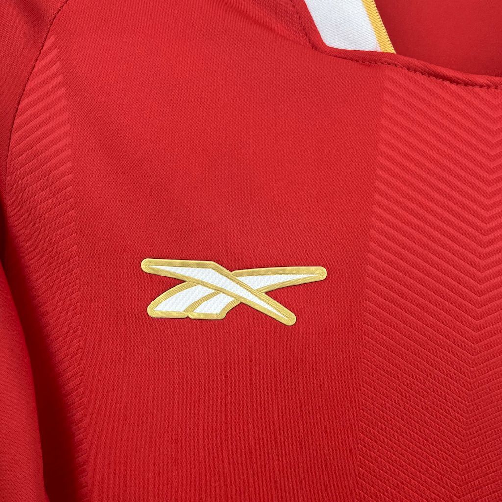 Camisa 1 Copa Do Mundo 2026 Panamá Masculina Vermelha e Branca