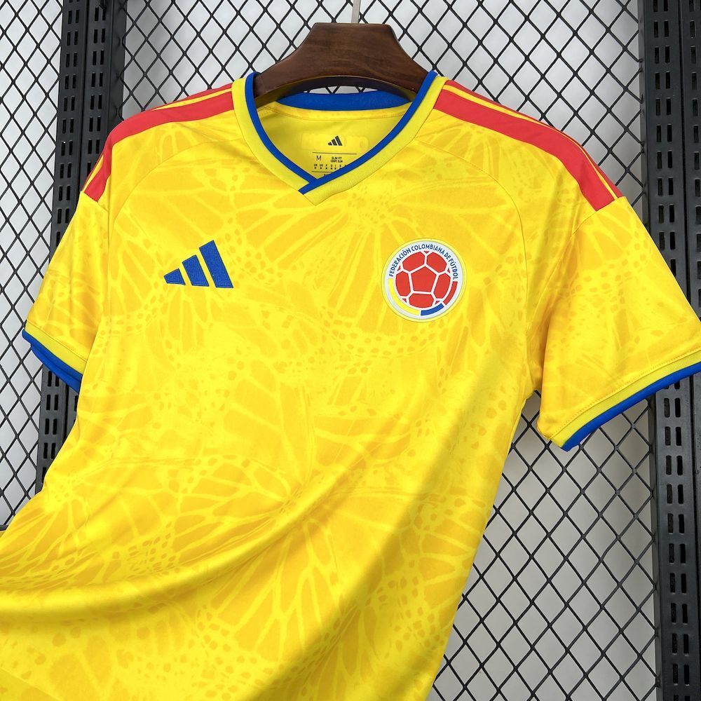 Camisa 1 Copa Do Mundo 2026 Colômbia Masculino Amarela