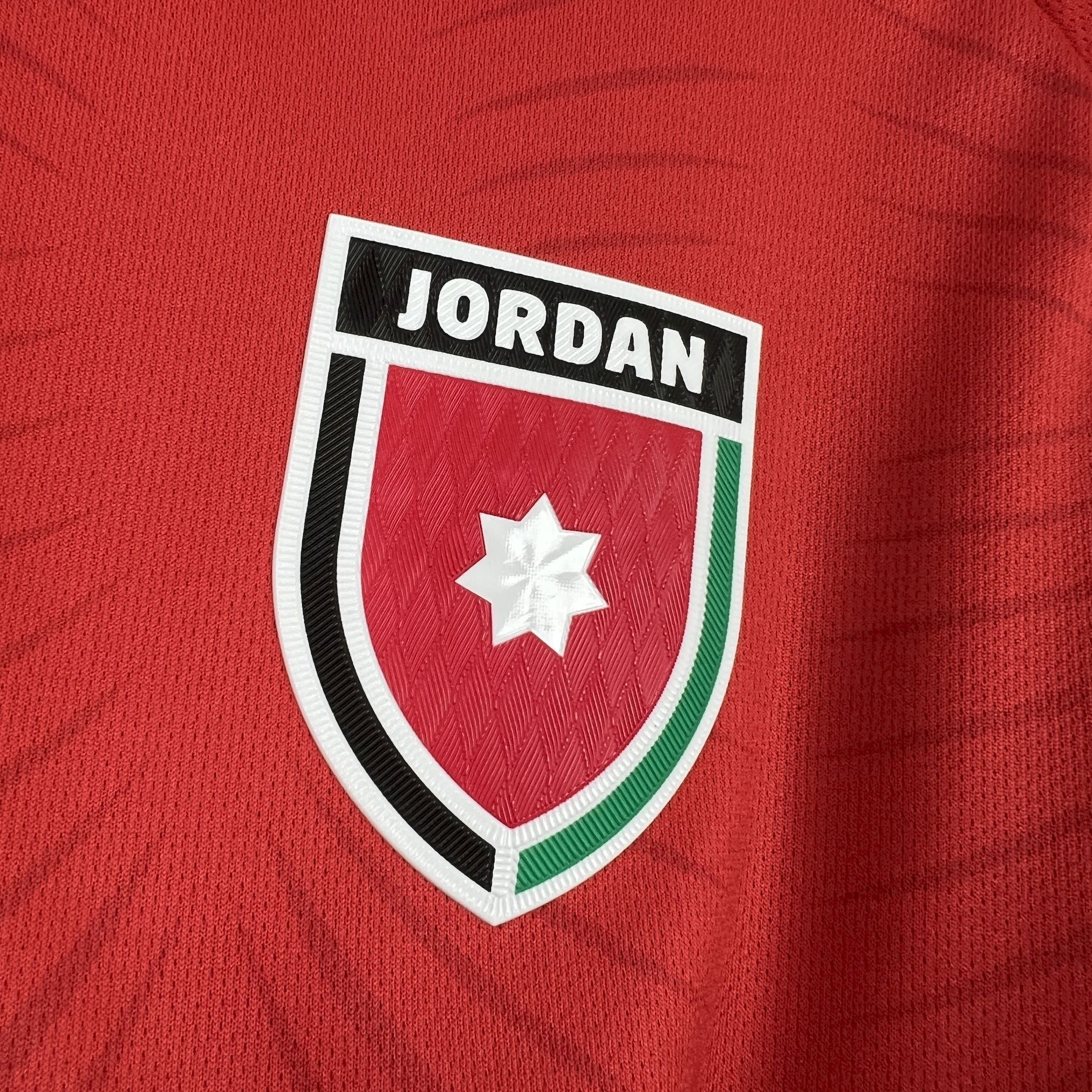 Camisa 2 Copa Do Mundo 2026  Jordânia Masculina Vermelha
